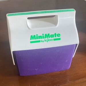 Igloo MiniMate Cooler in Purple and White